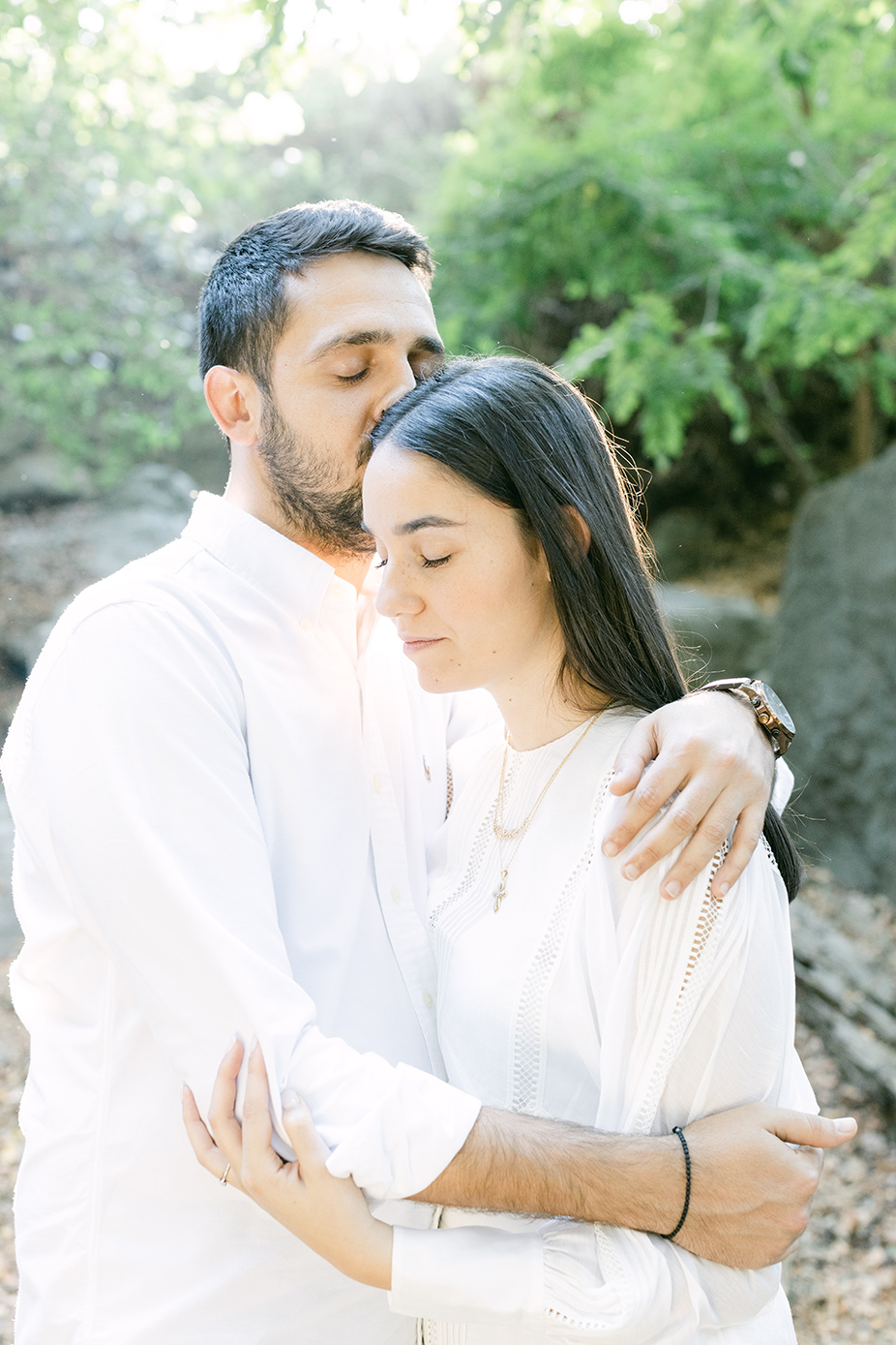 Romantic engagement photo session