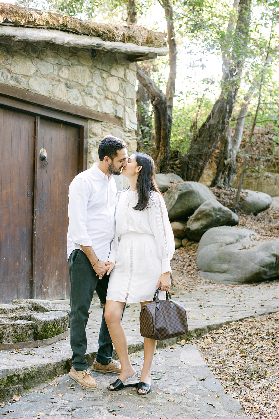 Romantic engagement photo session